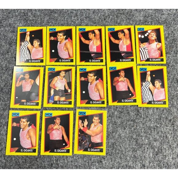 Wcw Other - WCW El Gigante Wrestling Trading Card Set 1991